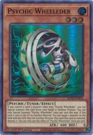 Psychic Wheeleder - MP20-EN014 - Ultra Rare 1st Edition