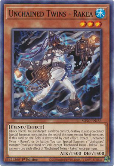 Unchained Twins - Rakea - MP20-EN153 - Common 1st Edition