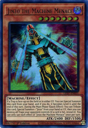 Jinzo the Machine Menace - LED7-EN031 - Ultra Rare 1st Edition