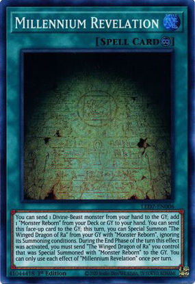 Millennium Revelation - LED7-EN006 - Super Rare 1st Edition