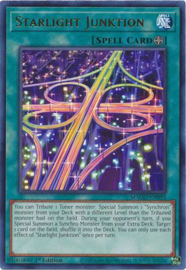 Starlight Junktion - MAGO-EN095 - Gold Letter Rare 1st Edition