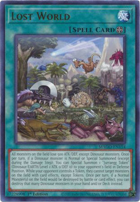 Lost World - MAGO-EN154 - Gold Letter Rare 1st Edition