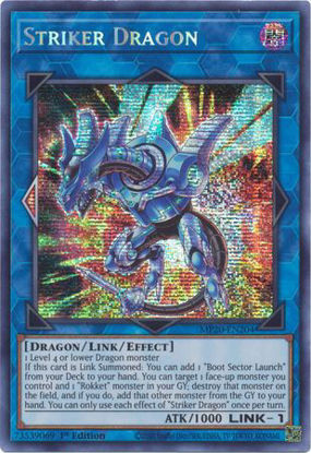 Striker Dragon - MP20-EN204 - Prismatic Secret Rare 1st Edition