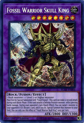 Fossil Warrior Skull King - BLAR-EN006 - Secret Rare 1st Edition