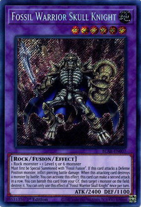 Fossil Warrior Skull Knight - BLAR-EN007 - Secret Rare 1st Edition