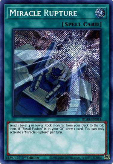 Miracle Rupture - BLAR-EN014 - Secret Rare 1st Edition