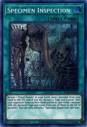 Specimen Inspection - BLAR-EN013 - Secret Rare 1st Edition