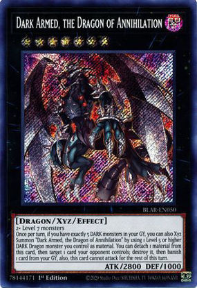 Dark Armed, the Dragon of Annihilation - BLAR-EN050 - Secret Rare 1st Edition