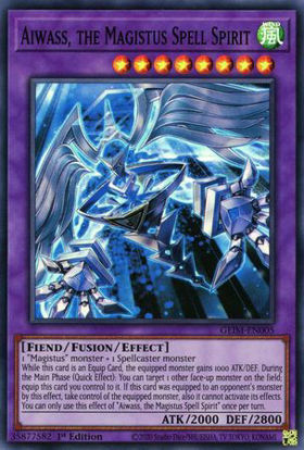 Aiwass, the Magistus Spell Spirit - GEIM-EN005 - Super Rare 1st Edition