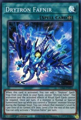 Drytron Fafnir - GEIM-EN031 - Super Rare 1st Edition