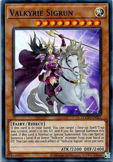 Valkyrie Sigrun - TOCH-EN023 - Super Rare Unlimited