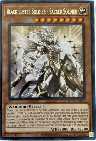 Black Luster Soldier - Sacred Soldier - TOCH-EN035 - Rare Unlimited