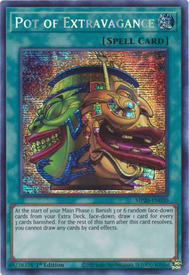 Pot of Extravagance - MP20-EN030 - Prismatic Secret Rare 1st Edition