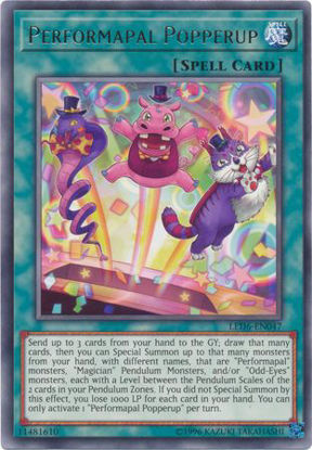 Performapal Popperup - LED6-EN047 - Rare Unlimited