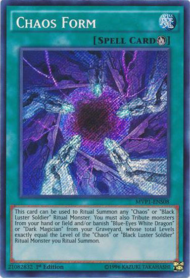 Chaos Form - MVP1-ENS08 - Secret Rare 1st Edition