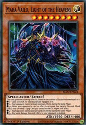 Maha Vailo, Light of the Heavens - BLVO-EN024 - Super Rare 1st Edition