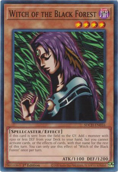 Witch of the Black Forest - SDCH-EN016 - Common 1st Edition