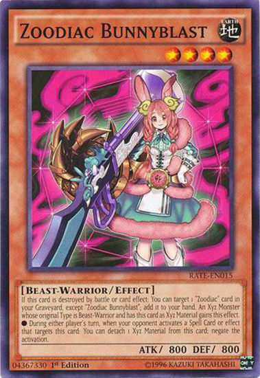 Zoodiac Bunnyblast - RATE-EN015 - Common 1st Edition