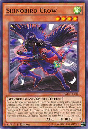 Shinobird Crow - RATE-EN022 - Common 1st Edition