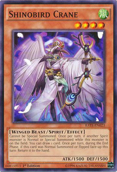 Shinobird Crane - RATE-EN023 - Common 1st Edition