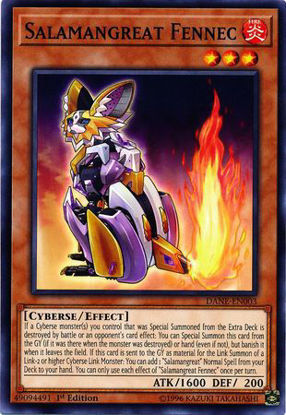 Salamangreat Fennec - DANE-EN003 - Common 1st Edition