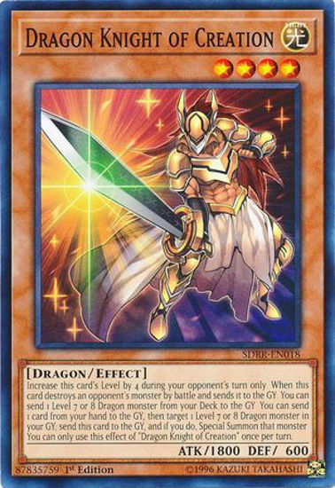 Dragon Knight of Creation - SDRR-EN018 - Common 1st Edition