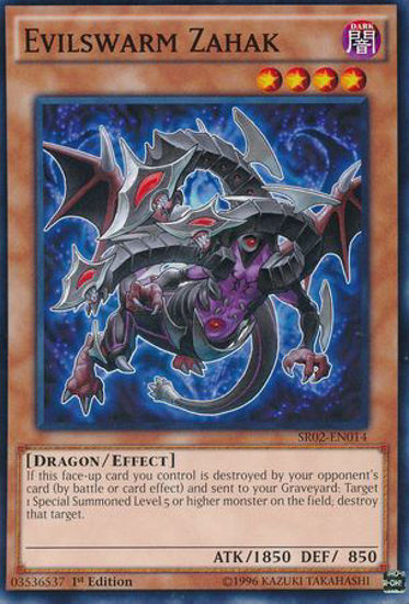 Evilswarm Zahak - SR02-EN014 - Common 1st Edition