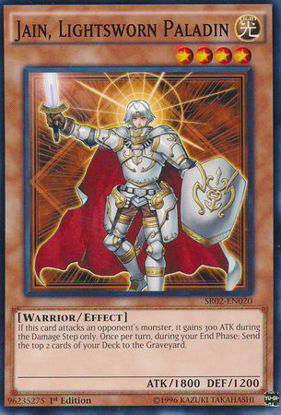 Jain, Lightsworn Paladin - SR02-EN020 - Common 1st Edition