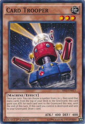 Card Trooper - SR03-EN015 - Common 1st Edition