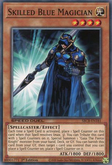 Skilled Blue Magician - SBCB-EN181 - Common 1st Edition