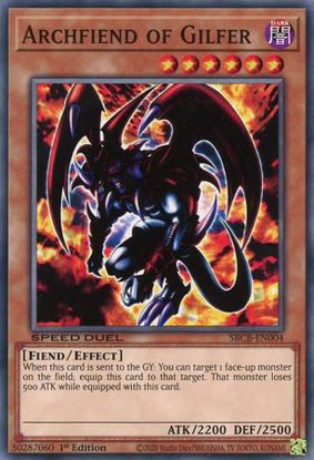 Archfiend of Gilfer - SBCB-EN004 - Common 1st Edition