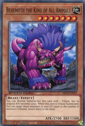 Behemoth the King of All Animals - SBCB-EN052 - Common 1st Edition