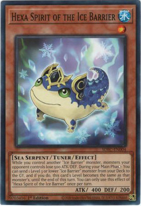 Hexa Spirit of the Ice Barrier - SDFC-EN004 - Common 1st Edition