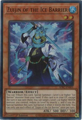 Zuijin of the Ice Barrier - SDFC-EN005 - Ultra Rare 1st Edition