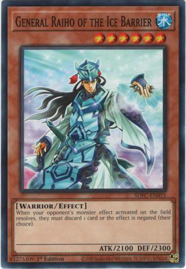 General Raiho of the Ice Barrier - SDFC-EN015 - Common 1st Edition