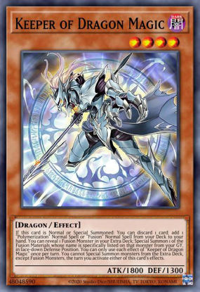 Keeper of Dragon Magic - CT15-EN004 - Ultra Rare Limited Edition