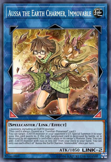 Aussa the Earth Charmer, Immovable - IGAS-EN048 - Starlight Rare 1st Edition