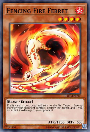 Fencing Fire Ferret - SDSB-EN017 - Common 1st Edition