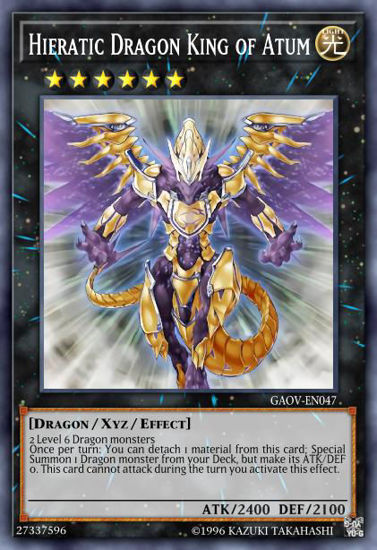 Hieratic Dragon King of Atum - DUPO-EN092 - Ultra Rare 1st Edition