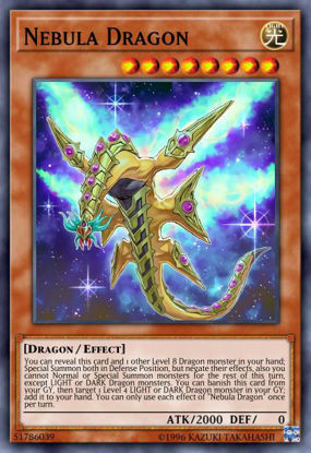 Nebula Dragon - CHIM-EN015 - Rare 1st Edition