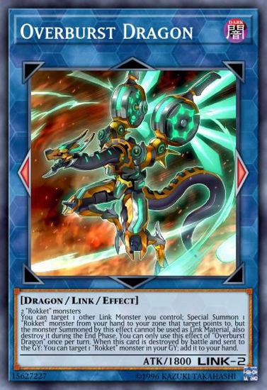 Overburst Dragon - CHIM-EN092 - Rare 1st Edition