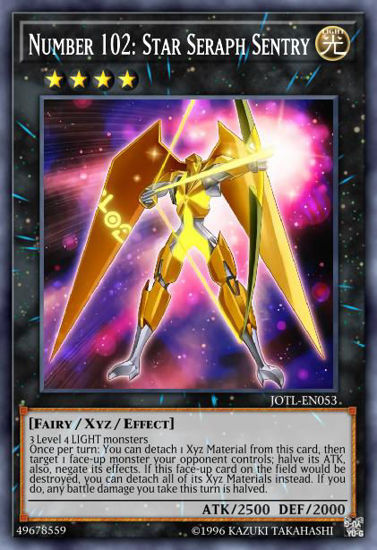 Number 102: Star Seraph Sentry - JOTL-EN053 - Rare Unlimited