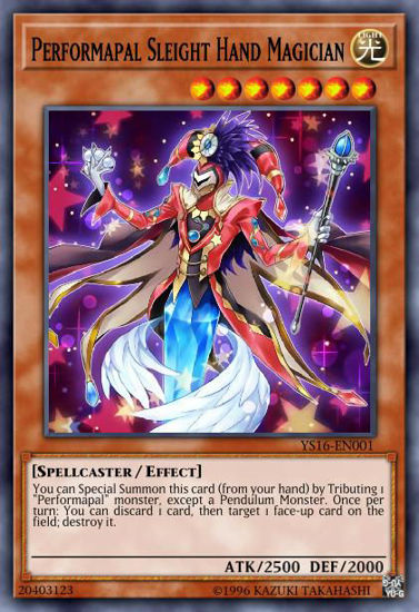 Performapal Sleight Hand Magician - YS16-EN001 - Ultra Rare 1st Edition