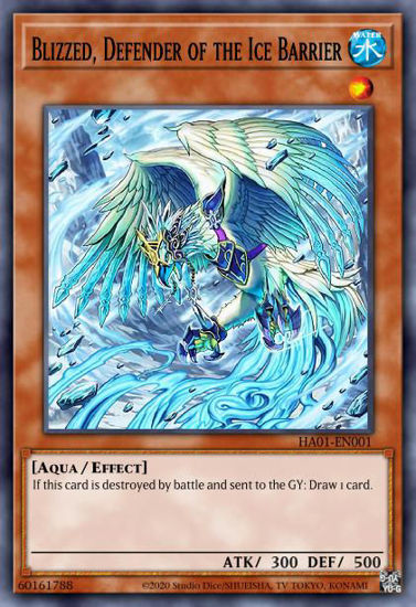 Defender of the Ice Barrier - HA04-EN022 - Super Rare 1st Edition