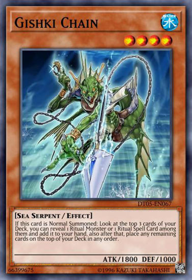 Gishki Chain - HA05-EN034 - Secret Rare 1st Edition