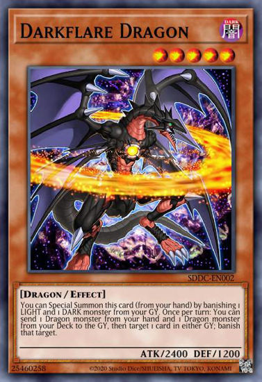 Darkflare Dragon - TOCH-EN032 - Rare 1st Edition