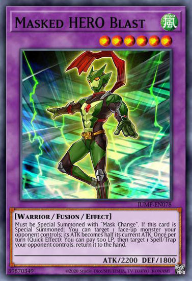 Masked HERO Blast - TOCH-EN047 - Rare 1st Edition