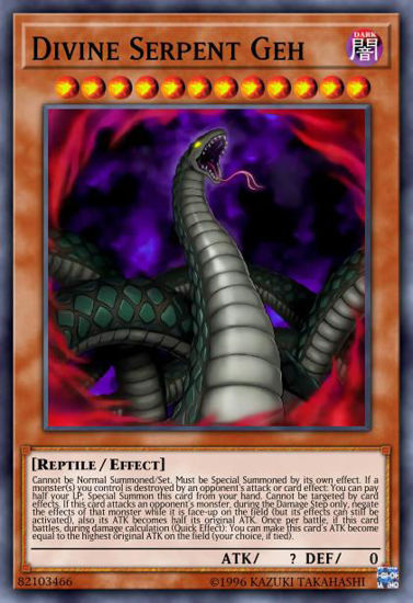 Divine Serpent Geh - CYHO-EN092 - Common 1st Edition