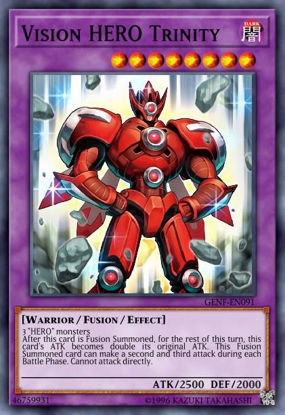 Vision HERO Trinity - BLHR-EN062 - Ultra Rare 1st Edition