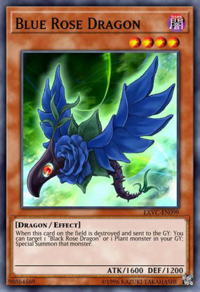 Blue Rose Dragon - LED4-EN031 - Common 1st Edition